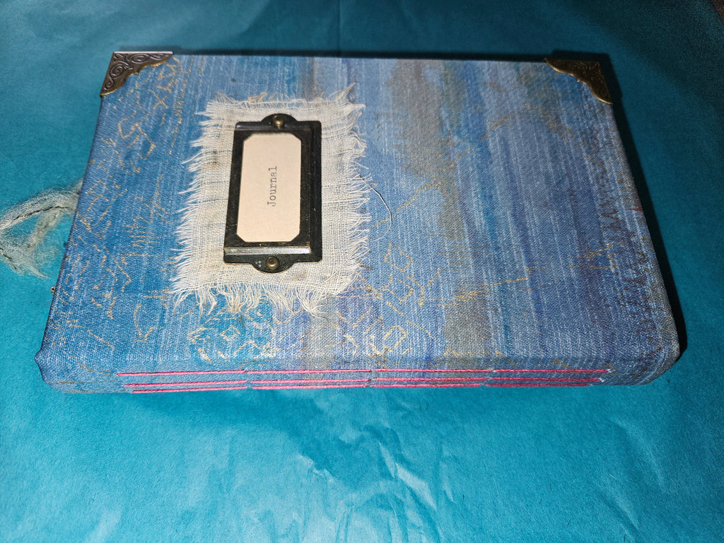 Blue junk journal