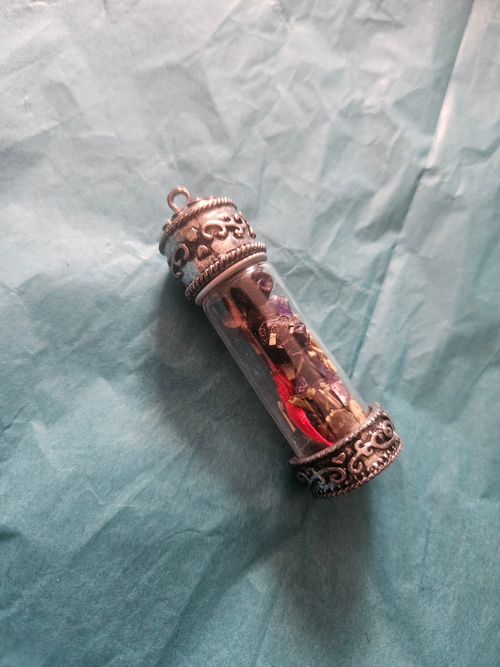 Good fortune bottle pendant