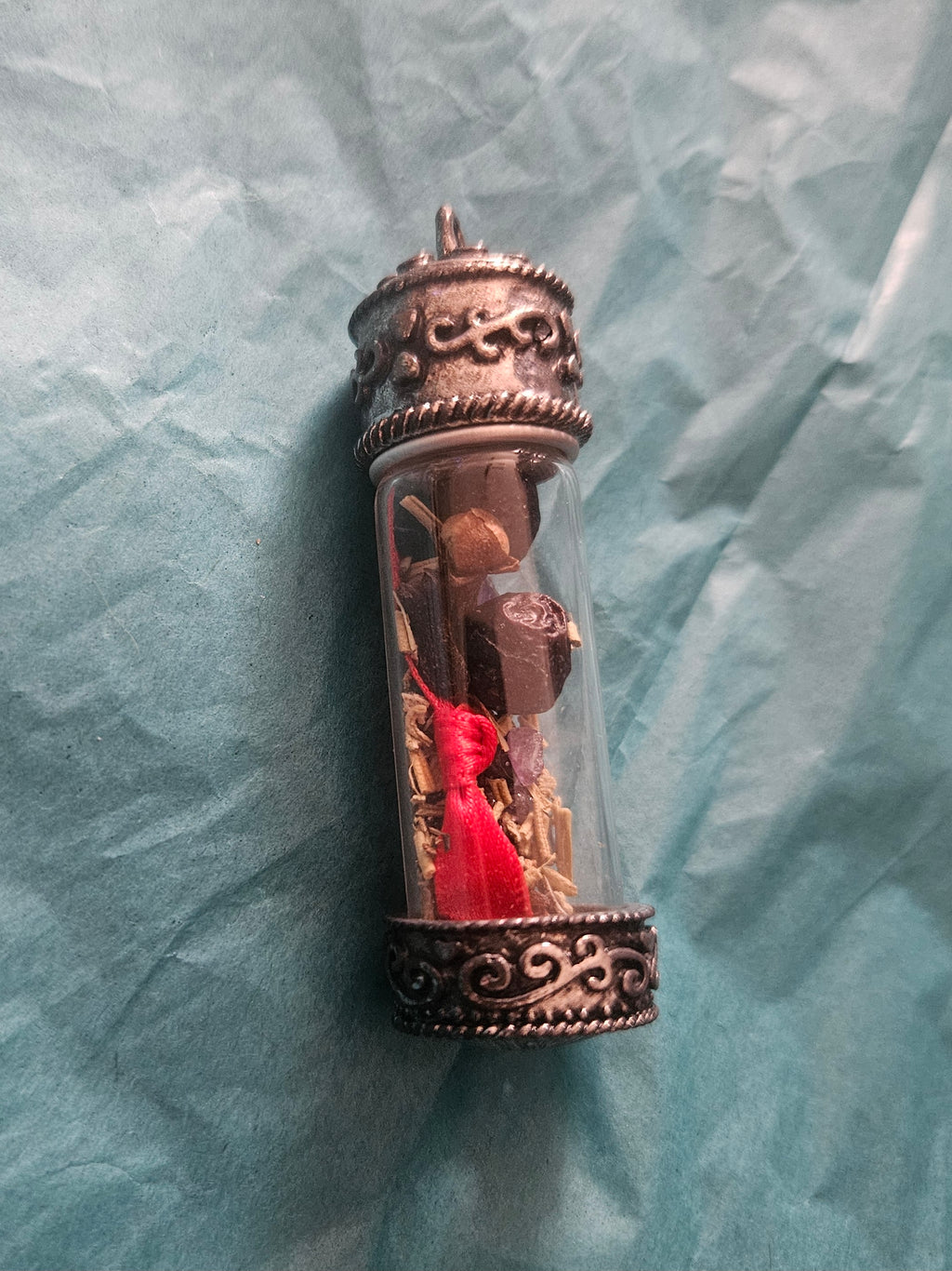 Good fortune bottle pendant