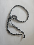 Black and silver wristband