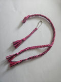 Pink and purple wristband and zip clip